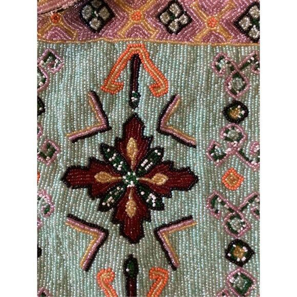 Harold Powell Hand Made Beaded Bag Crossbody STUNNING - Picture 2 of 7